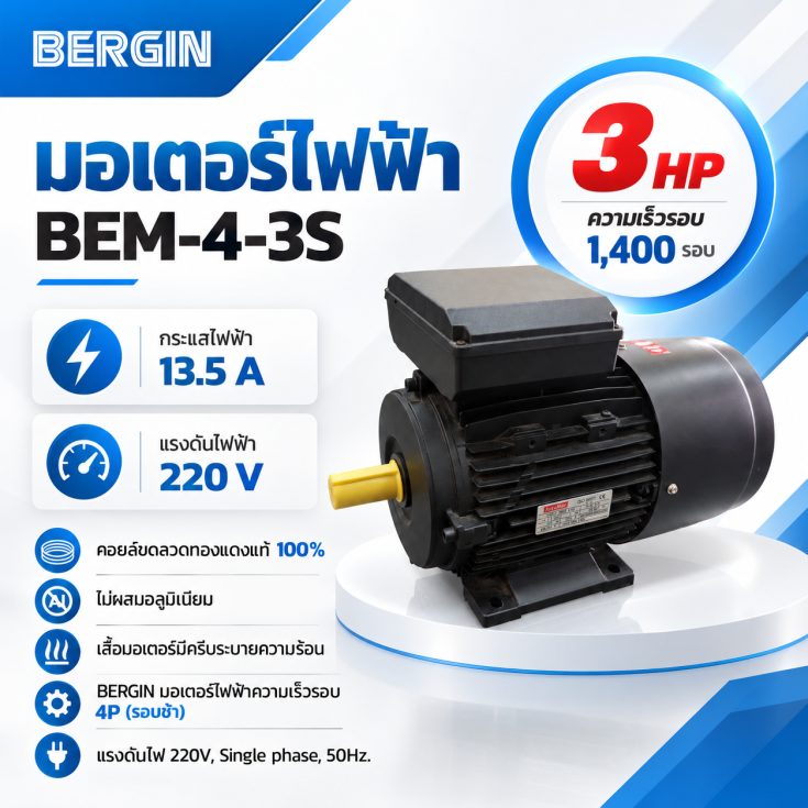 มอเตอร์ BERGIN